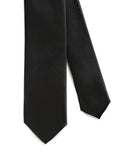 Black Satin Tie