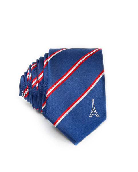 France Blue Tie